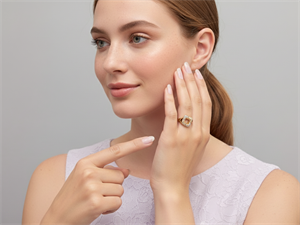 انگشتر زنانه آوا (Ava) طرح مربع