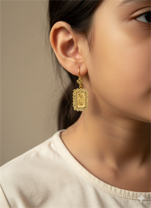 گوشواره زنانه انس مستطیل 563