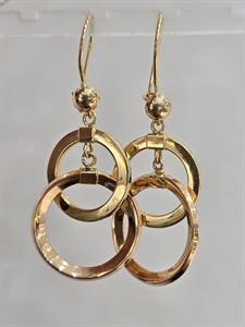 گوشواره پروفیل دایره طرح ترک